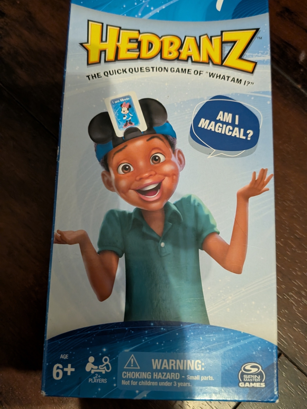 Disney Hedbanz Guessing Card Game Quick Question Game